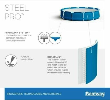 Felfújható medence Bestway Steel Pro 6473 L Felfújható medence - 7