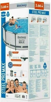Nafukovací bazén Bestway Steel Pro Max 9150 L Nafukovací bazén - 5