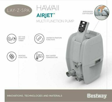 Puhallettava poreallas Bestway Lay-Z-Spa Hawaii AirJet Puhallettava poreallas - 8