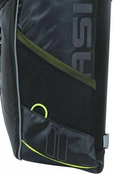 Чанта за велосипеди Basil Miles Двойна чанта за пътуване за велосипед Black/Lime 34 L - 5