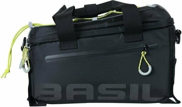 Cyklistická taška Basil Miles Trunk Bicycle Bag Black/Lime 7 L - 2
