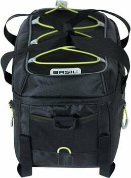 Cyklistická taška Basil Miles Trunk Bicycle Bag Black/Lime 7 L - 3