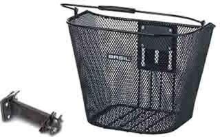 Ciclotransportador Basil Bremen BE Front Cesto de bicicleta Black - 2
