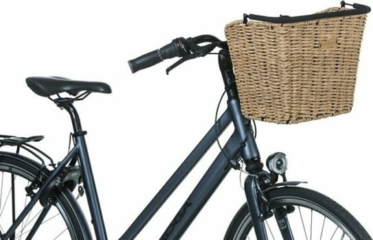 Fietsendrager Basil Bremen Rattan Look Basket Seagrass Bicycle basket - 7