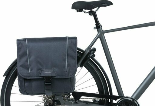 Cyklistická taška Basil Sport Design Double Bicycle Bag Cestovné tašky na bicykel Grafit 32 L - 7
