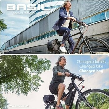Cyklistická taška Basil Sport Design Frame Bag Black 1 L - 5