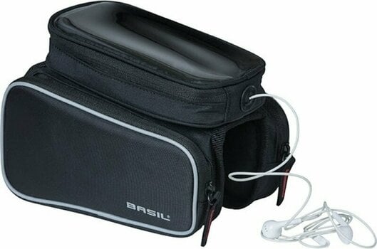 Kolesarske torbe Basil Sport Design Top Tube Frame Bag Black 1,5 L - 6