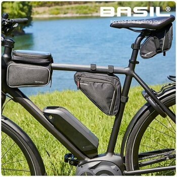 Bolsa de bicicleta Basil Sport Design Triangle Frame Black 1,7 L Bolsa de bicicleta - 7