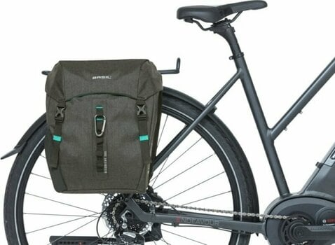 Bicycle bag Basil Discovery 365D Double Bicycle Bag Black Melee 18 L - 9