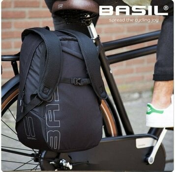 Hátizsák kerékpározáshoz Basil Flex Backpack Black Hátizsák - 7