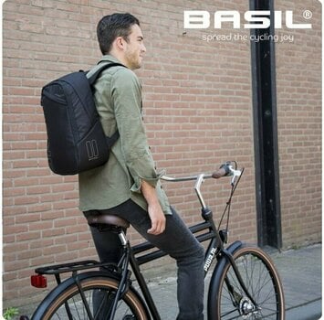 Hátizsák kerékpározáshoz Basil Flex Backpack Black Hátizsák - 8