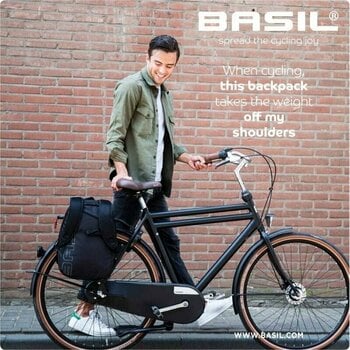 Cyklo-Batohy a příslušenství Basil Flex Backpack Black Batoh - 10