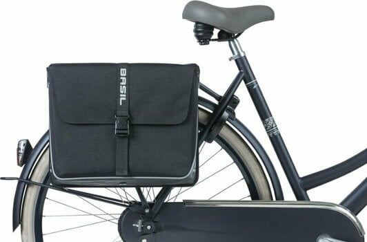 Fietstas Basil Forte Double Bicycle Bag Black 35 L - 7
