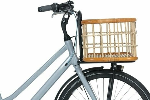 Cyclo-carrier Basil Green Life Rattan Basket Natural Brown L 30 L Bicycle basket - 6