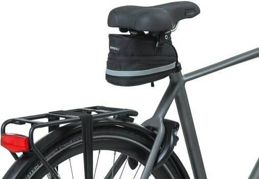 Geantă pentru bicicletă Basil Mada Saddle Bicycle Bag Black 1 L - 6