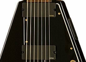 7-string Electric Guitar Gibson Flying V 7-String Ebony B-Stock - 9