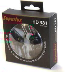 In-Ear Headphones Superlux HD-381 Black In-Ear Headphones - 2