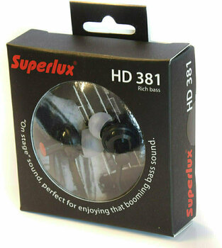 In-Ear Headphones Superlux HD-381 Black - 3