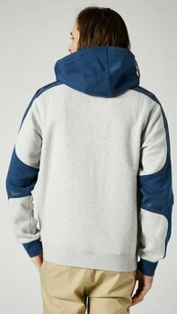 Sweatshirt FOX Karrera PO Fleece Light Heather Grey XL Sweatshirt - 2