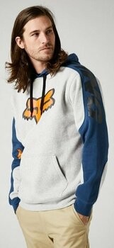 Sweatshirt FOX Karrera PO Fleece Light Heather Grey XL Sweatshirt - 3