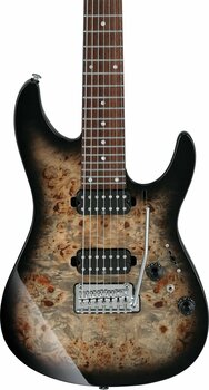 7-string Electric Guitar Ibanez AZ427P1PB-CKB Charcoal Black Burst - 4