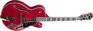 Halvakustisk guitar Ibanez GB10SEFM-SRR Sapphire Red Halvakustisk guitar - 2