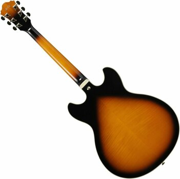 Semi-akoestische gitaar Ibanez AS113-BS Brown Sunburst - 2