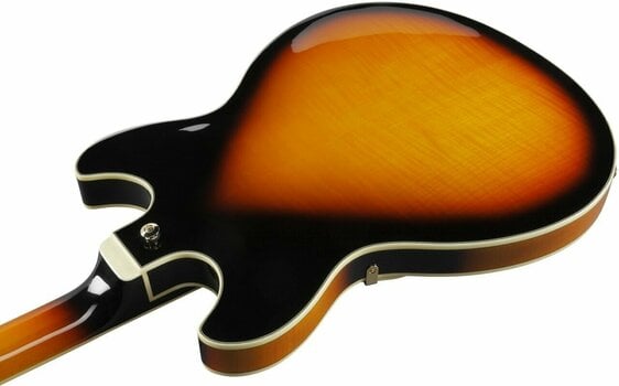 Semi-akoestische gitaar Ibanez AS113-BS Brown Sunburst - 5