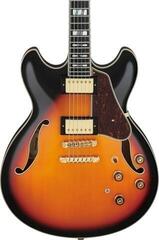Poolakustiline kitarr Ibanez AS113-BS Brown Sunburst Poolakustiline kitarr - 5