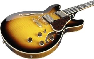 Poolakustiline kitarr Ibanez AS93FM-AYS Antique Yellow Sunburst Poolakustiline kitarr - 5