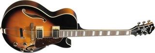 Halvakustisk guitar Ibanez AG75G-BS Brown Sunburst Halvakustisk guitar - 2