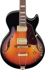 Halvakustisk guitar Ibanez AG75G-BS Brown Sunburst Halvakustisk guitar - 3