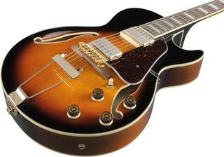Halvakustisk guitar Ibanez AG75G-BS Brown Sunburst Halvakustisk guitar - 5