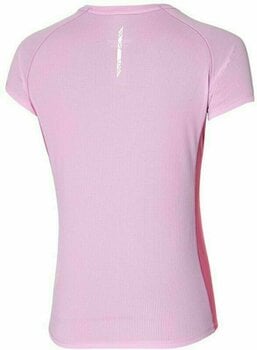 Løbe t-shirt med korte ærmer Mizuno DryAeroFlow Tee Pink Lavender L Løbe t-shirt med korte ærmer - 2