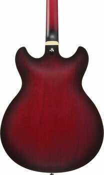 Semiakustická gitara Ibanez AS53-SRF Sunburst Red Flat - 5