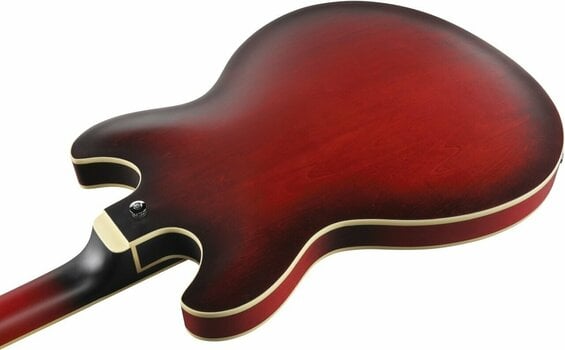 Gitara semi-akustyczna Ibanez AS53-SRF Sunburst Red Flat - 7