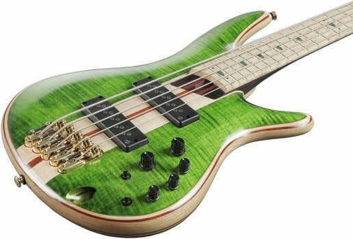 Basse 5 cordes Ibanez SR5FMDX-EGL Emerald Green - 4