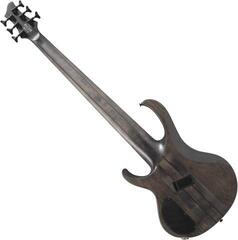 Multiscale Bass Guitar Ibanez BTB806MS-TGF Transparent Gray Flat Multiscale Bass Guitar - 1