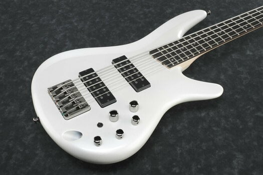 Baixo de 5 cordas Ibanez SR305E-PW Pearl White - 4