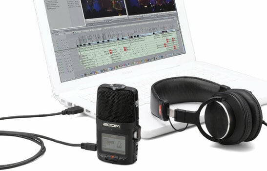 Bärbar digital inspelare Zoom H2n Svart - 5