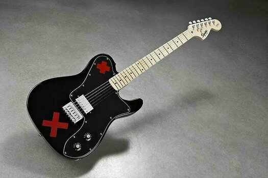 Electric Guitar Fender Squier Deryck Whibley Telecaster MN Black - 2