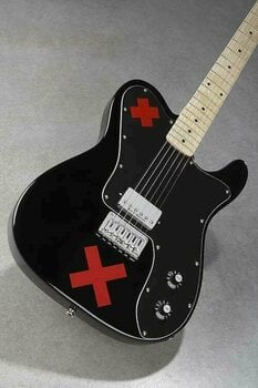 Electric Guitar Fender Squier Deryck Whibley Telecaster MN Black - 3