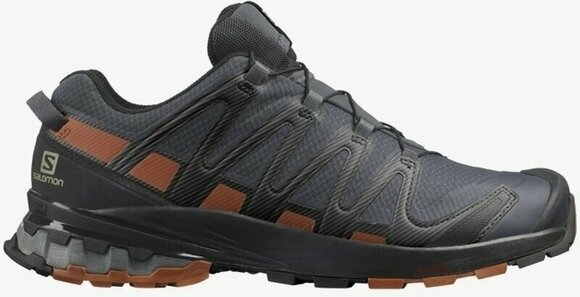 Trail running shoes Salomon XA Pro 3D V8 GTX Ebony/Caramel Cafe/Black 45 1/3 Trail running shoes - 2