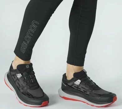 Trail running shoes Salomon Ultra Glide Black/Alloy/Goji Berry 46 Trail running shoes - 7