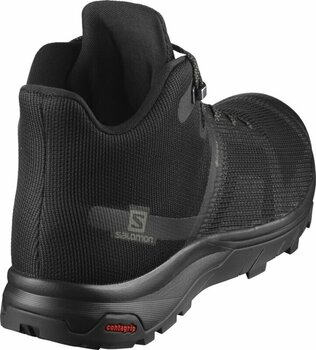 Mens Outdoor Shoes Salomon Outline Prism Mid GTX Black/Black/Castor Gray 41 1/3 Mens Outdoor Shoes - 5
