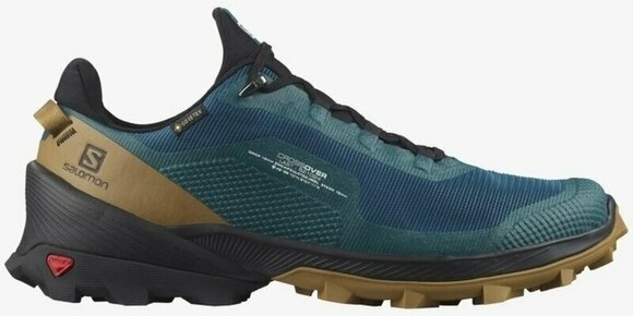 Mens Outdoor Shoes Salomon Cross Over GTX Legion Blue/Black/Cumin 42 Mens Outdoor Shoes - 2
