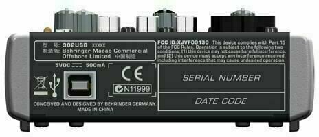 Analoges Mischpult Behringer XENYX 302 USB - 2