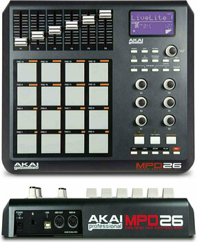 MIDI kontroler, MIDI ovládač Akai MPD26 - 4
