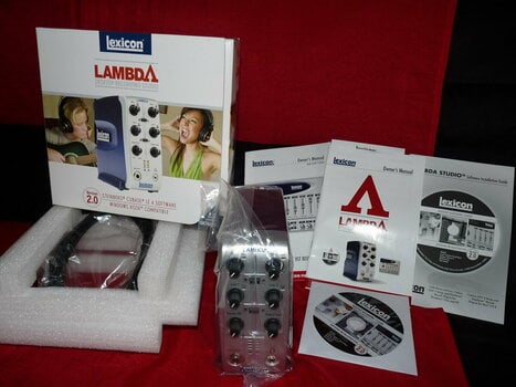 USB audio prevodník - zvuková karta Lexicon LAMBDA - 3