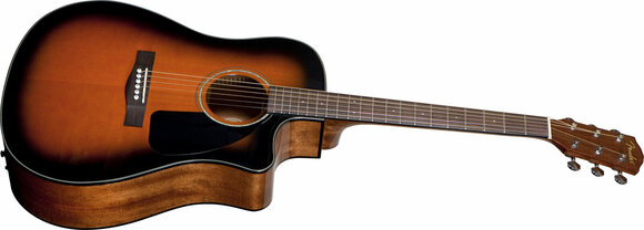 elektroakustisk gitarr Fender CD-60 CE Sunburst - 2